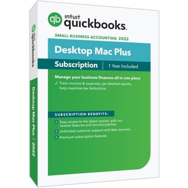 QUICKBOOKS DESKTOP MAC PLUS 2023 – 1 USER